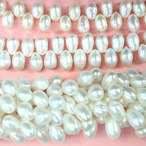 FRESHWATER PEARL DANCING RICE 8.5-9MM WHITE